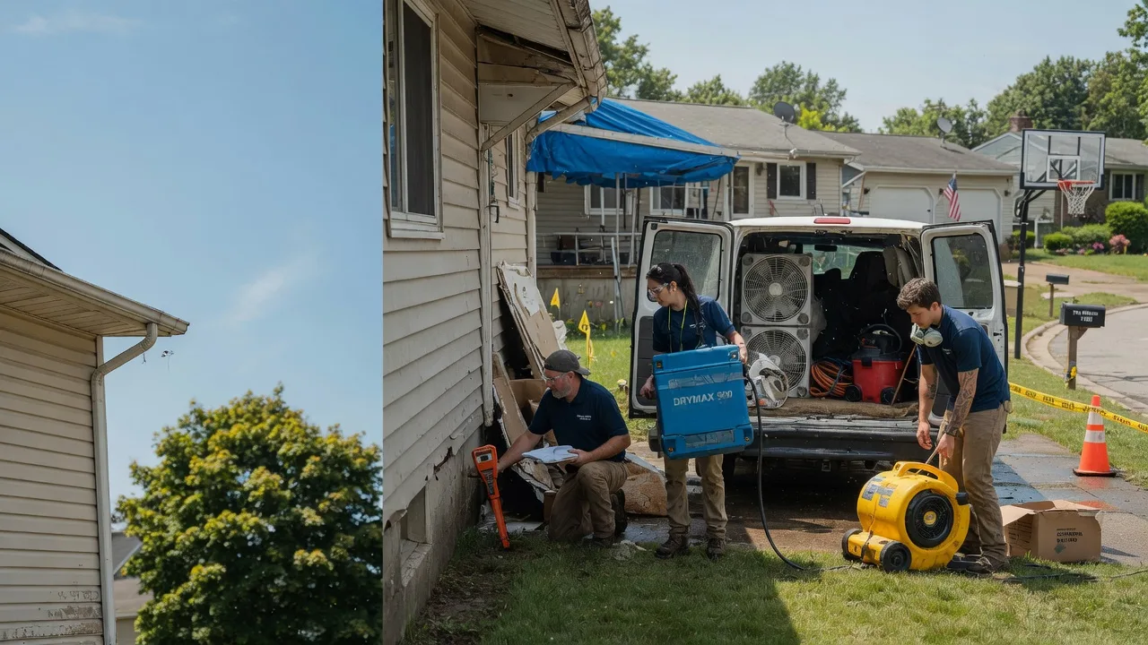 Ceiling Leak Cleanup in Edinboro, PA near me
